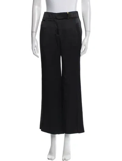Pre-owned Tom Ford Wide Leg Pants In Black