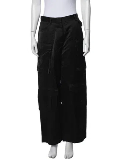 Pre-owned Tom Ford Wide Leg Pants In Black