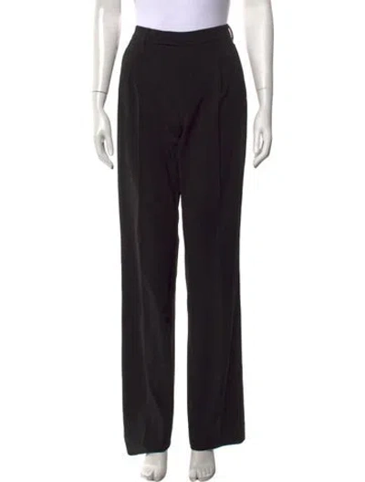 Pre-owned Tom Ford Wide Leg Pants In Black