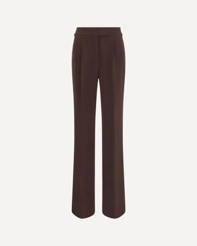 Tom Ford Wide Leg Pants In Brown