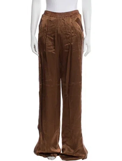 Pre-owned Tom Ford Wide Leg Pants In Brown