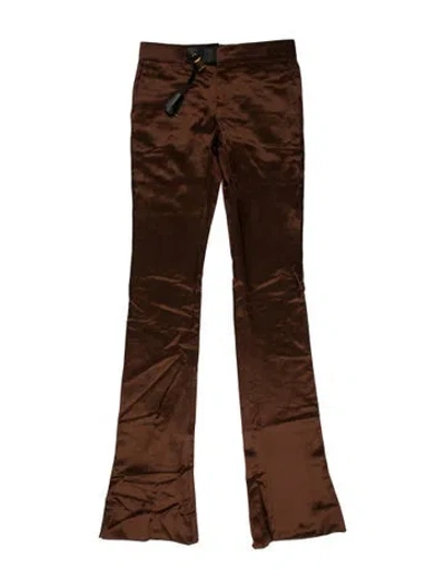 Pre-owned Tom Ford Wide Leg Pants In Brown