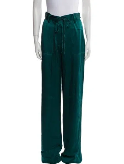 Pre-owned Tom Ford Wide Leg Pants In Green