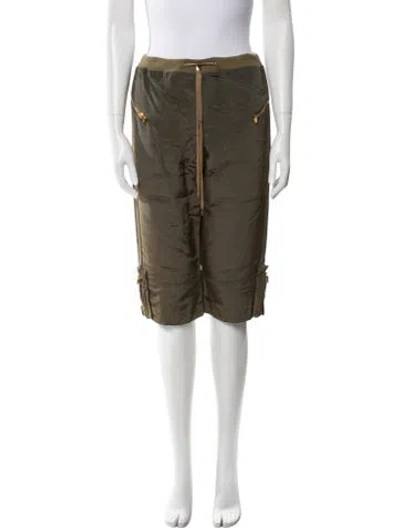 Pre-owned Tom Ford Wide Leg Pants In Green