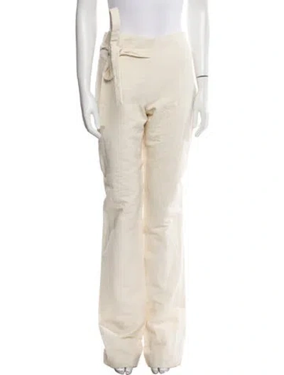 Pre-owned Tom Ford Wide Leg Pants In Neutral