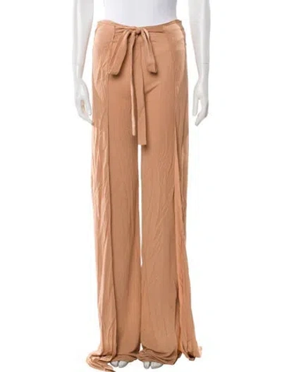 Pre-owned Tom Ford Wide Leg Pants In Neutral