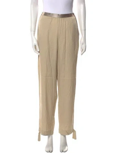Pre-owned Tom Ford Wide Leg Pants In Neutral
