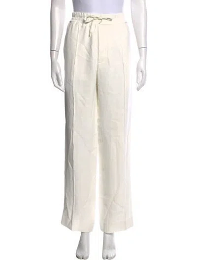 Pre-owned Tom Ford Wide Leg Pants In Neutrals/white