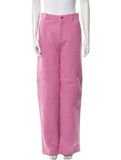 Pre-owned Tom Ford Wide Leg Pants In Pink