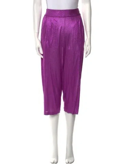 Pre-owned Tom Ford Wide Leg Pants In Purple