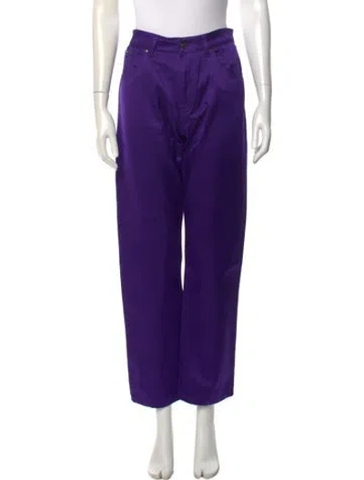 Pre-owned Tom Ford Wide Leg Pants In Purple