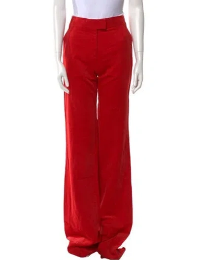 Pre-owned Tom Ford Wide Leg Pants In Red