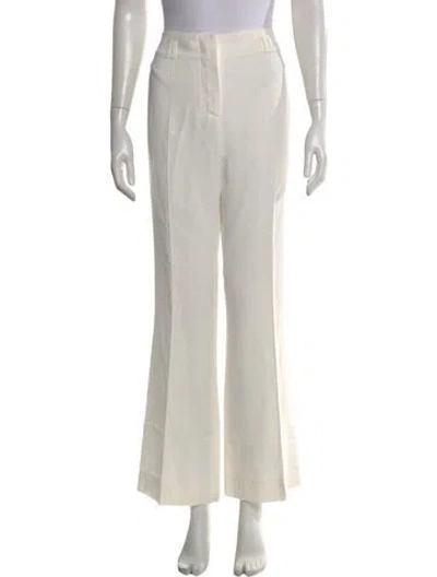 Pre-owned Tom Ford Wide Leg Pants In White