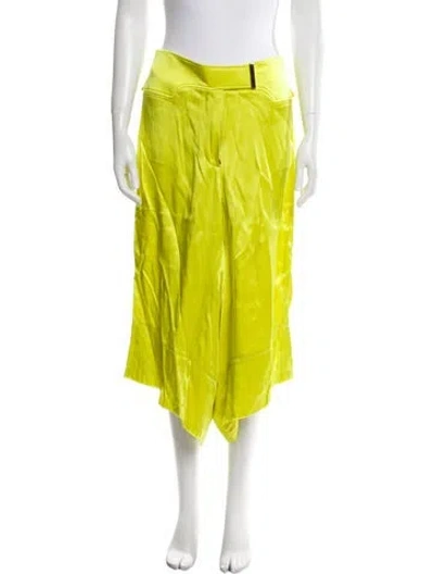 Pre-owned Tom Ford Wide Leg Pants In Yellow