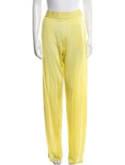 Pre-owned Tom Ford Wide Leg Pants In Yellow