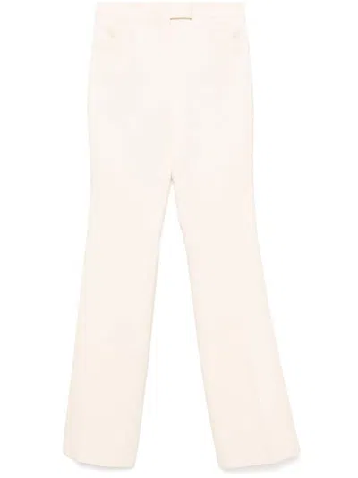 Tom Ford Wide-leg Tailored Trousers In Neutrals