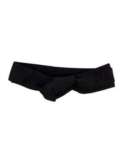 Pre-owned Tom Ford Wide Waist Belt In Black