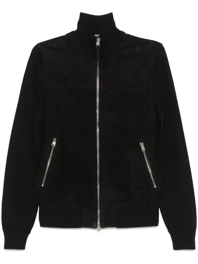 TOM FORD BLACK SUEDE JACKET