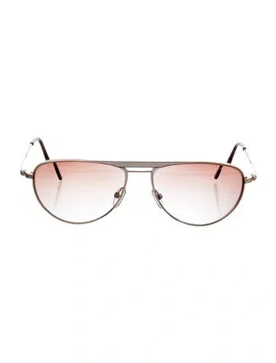 Pre-owned Tom Ford William Aviator Sunglasses In Gold