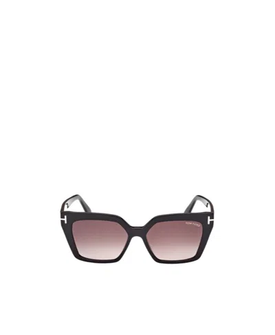 TOM FORD TOM FORD EYEWEAR SQUARED FRAME SUNGLASSES