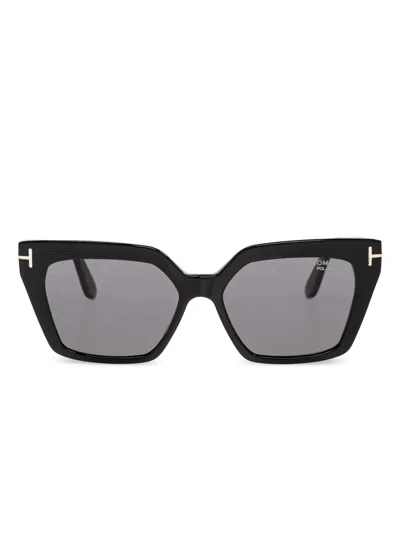 Tom Ford Winona Sunglasses In Black