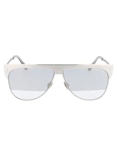 Tom Ford Winter Sunglasses In 18c Silver
