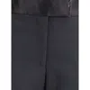 Tom Ford Woll And Silk Pants In Black