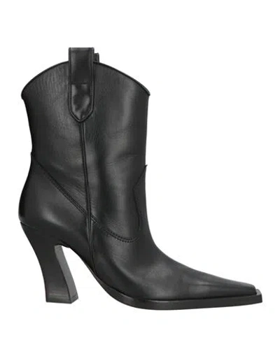 Tom Ford Woman Ankle Boots Black Size 7.5 Calfskin