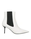 Tom Ford Woman Ankle Boots White Size 7 Sheepskin In White