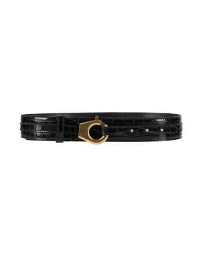 Tom Ford Woman Belt Black Size 32 Calfskin