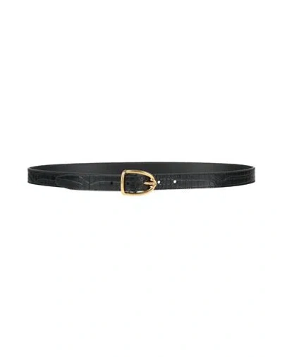 Tom Ford Woman Belt Black Size 38 Leather
