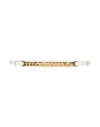 Tom Ford Woman Belt White Size M Calfskin, Brass In White