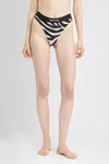 Tom Ford Optical Zebra Printed Modal Signature Thong In Black&white