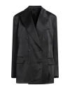 Tom Ford Woman Blazer Black Size 2 Acetate, Viscose, Polyester, Cotton, Modal