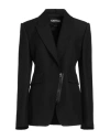 Tom Ford Woman Blazer Black Size 8 Virgin Wool, Viscose In Black