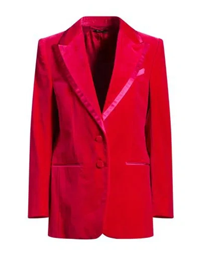 Tom Ford Woman Blazer Magenta Size 8 Cotton In Red