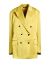 Tom Ford Woman Blazer Mustard Size 2 Acetate, Viscose, Polyester, Cotton, Modal In Yellow