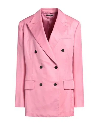 TOM FORD TOM FORD WOMAN BLAZER PINK SIZE 4 VISCOSE