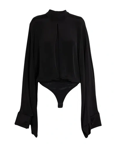 Tom Ford Woman Bodysuit Black Size 0 Silk