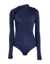 Tom Ford Woman Bodysuit Blue Size S Cashmere, Silk