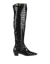 Tom Ford Croco Buckle Over-the-knee Boots In Black