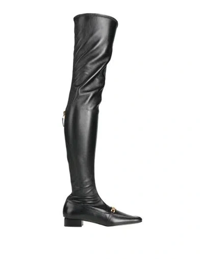 Tom Ford Woman Boot Black Size 8 Calfskin, Leather