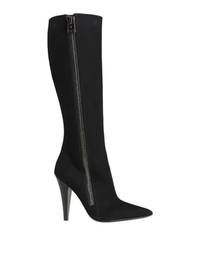 Tom Ford Woman Boot Black Size 8 Cotton, Zamak