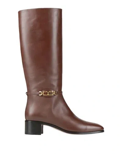 Tom Ford Woman Boot Brown Size 8 Calfskin
