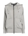 Tom Ford Woman Cardigan Grey Size Xl Polyester, Silk In Gray