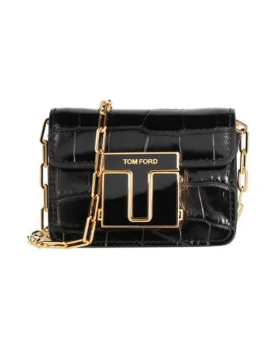 Tom Ford Woman Cross-body Bag Black Size - Leather