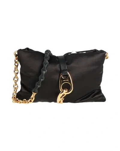Tom Ford Woman Cross-body Bag Black Size - Viscose, Silk, Cow Leather, Brass
