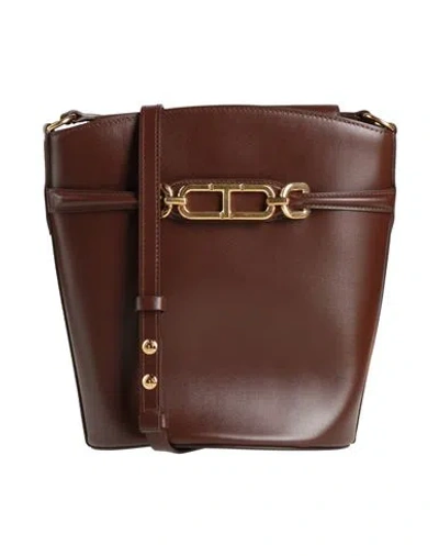 Tom Ford Woman Cross-body Bag Brown Size - Calfskin