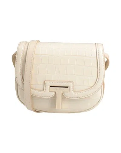 Tom Ford Woman Cross-body Bag Ivory Size - Calfskin In White