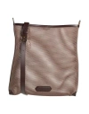 Tom Ford Woman Cross-body Bag Khaki Size - Polyester, Calfskin, Brass In Sand